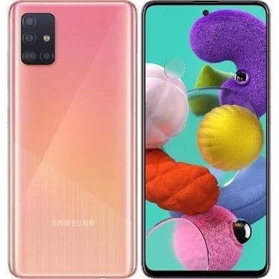 Samsung Galaxy A51 A515F DSN 128GB 6GB (RAM) Prism Crush Pink (GLOBAL VERSION)