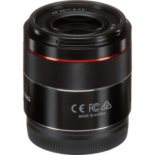 Samyang AF 45mm f/1.8 FE Lens (Sony E)