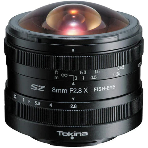 Tokina SZ 8mm F/2.8 APS-C Fisheye Mirrorless Lens (Fuji X)